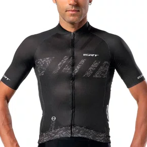 Camisa de Ciclismo ERT Premium Titanium Preta