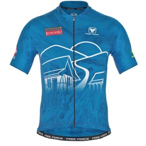 Camisa de Ciclismo Free Force Basic Vale Europeu Azul