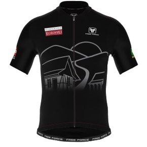 Camisa de Ciclismo Free Force Basic Vale Europeu Preta