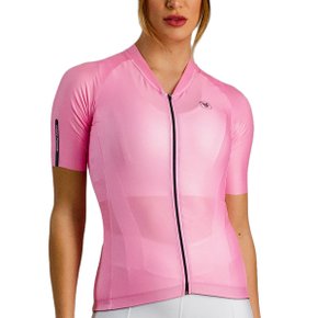 Camisa de Ciclismo Free Force Training Bloom Feminina Rosa