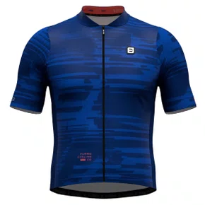Camisa de Ciclismo Furbo Euro Brush Azul