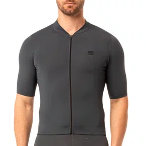 Camisa de Ciclismo Furbo Euro Grigio Cinza