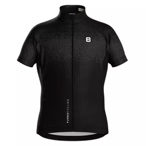 Camisa de Ciclismo Furbo Pixel Infantil Preta