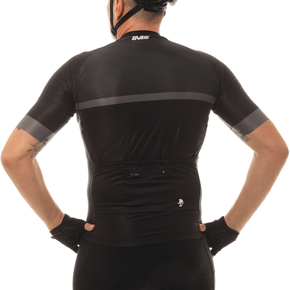 Camisa de Ciclismo IMS Racing Ellite 4° Bolso com Ziper Preta