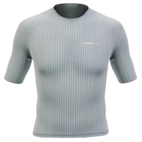 Camisa de Ciclismo Márcio May Aero Silver Cinza