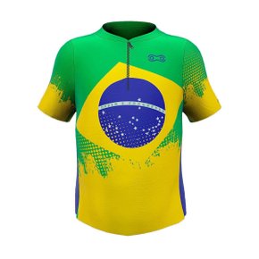 Camisa de Ciclismo Marcio May Brasil Infantil Camisa de Ciclismo Marcio May Brasil Infantil