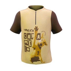 Camisa de Ciclismo Marcio May Caramelo Infantil Camisa de Ciclismo Marcio May Caramelo Infantil
