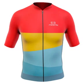 Camisa de Ciclismo Marcio May Genius Vermelha Camisa de Ciclismo Marcio May Genius Vermelha