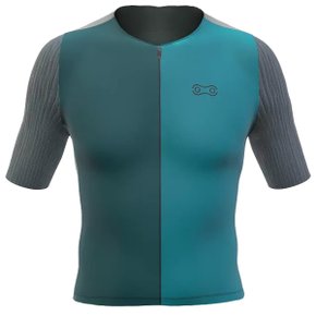 Camisa de Ciclismo Marcio May Highline Mix Infinity Verde