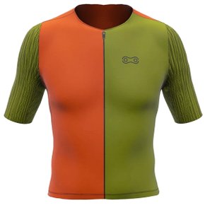 Camisa de Ciclismo Marcio May Highline Mix Trail Laranja