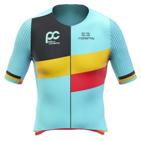 Camisa de Ciclismo Marcio May Highline País do Ciclismo Belga