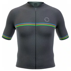 Camisa de Ciclismo Marcio May New Sport Campeão Mundial Preta