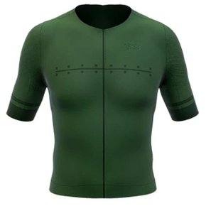 Camisa de Ciclismo Marcio May Pro Army Verde