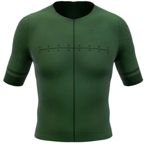 Camisa de Ciclismo Marcio May Pro Army Verde