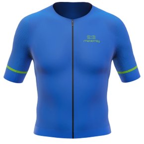 Camisa de Ciclismo Marcio May Pro Mint Azul