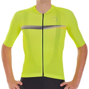 Camisa de Ciclismo Marcio May Sport Amarela
