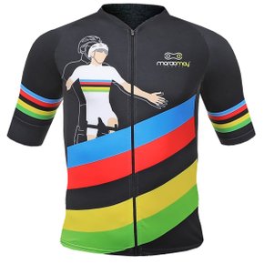 Camisa de Ciclismo Marcio May Sport World Champion Preta Camisa de Ciclismo Marcio May Sport World Champion Preta
