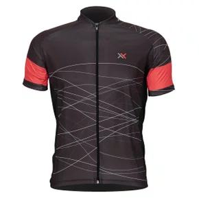 Camisa de Ciclismo Mattos Racing Bike Lines II Vermelha