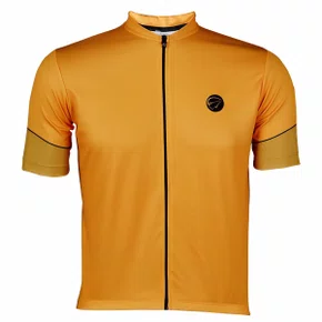 Camisa de Ciclismo Mauro Ribeiro Classic Amarelo Camisa de Ciclismo Mauro Ribeiro Classic Amarelo