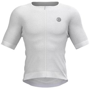 Camisa de Ciclismo Mauro Ribeiro Hifresh Branca Camisa de Ciclismo Mauro Ribeiro Hifresh Branca