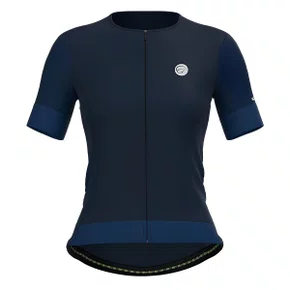 Camisa de Ciclismo Mauro Ribeiro Mesh Feminino Azul