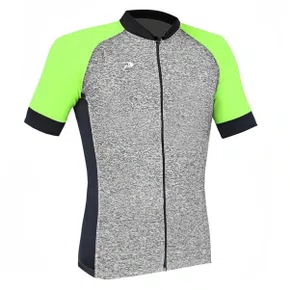 Camisa de Ciclismo Placar Comfort Cinza e Verde Camisa de Ciclismo Placar Comfort Cinza e Verde