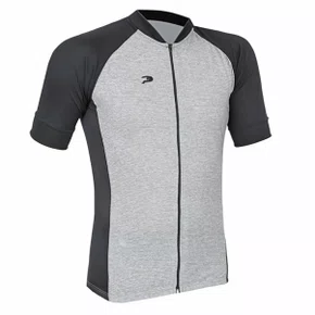 Camisa de Ciclismo Placar Comfort Cinza e Preto Camisa de Ciclismo Placar Comfort Cinza e Preto