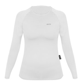 Camisa Segunda Pele SportXtreme Skin Térmica Feminina Branca Camisa Segunda Pele SportXtreme Skin Térmica Feminina Branca