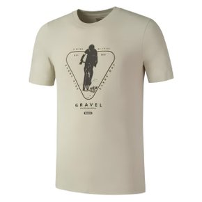 Camiseta Shimano Tee Gravel Bege Camiseta Shimano Tee Gravel Bege