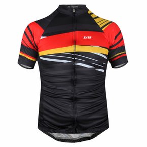 Camisa de Ciclismo SportXtreme Alemanha Preta e Vermelha Camisa de Ciclismo SportXtreme Alemanha Preta e Vermelha