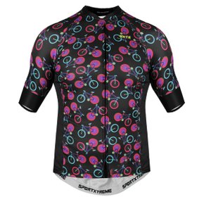Camisa de Ciclismo SportXtreme Cycling Slim Preto Camisa de Ciclismo SportXtreme Cycling Slim Preto