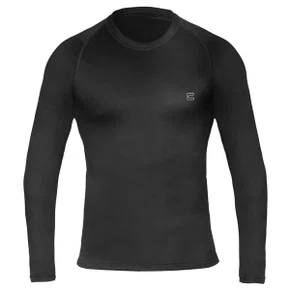 Camisa Segunda Pele Curtlo Thermoskin Térmica Masculina Preta Camisa Segunda Pele Curtlo Thermoskin Térmica Masculina Preta