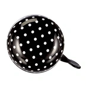 Campainha de Bicicleta Rontek Bolinhas Brancas Campainha de Bicicleta Rontek Bolinhas Brancas