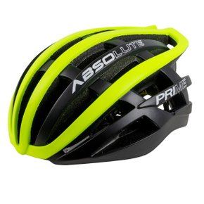Capacete de Ciclismo Absolute Prime Preto e Amarelo Capacete de Ciclismo Absolute Prime Preto e Amarelo