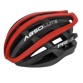 Capacete de Ciclismo Absolute Prime Preto e Vermelho Capacete de Ciclismo Absolute Prime Preto e Vermelho