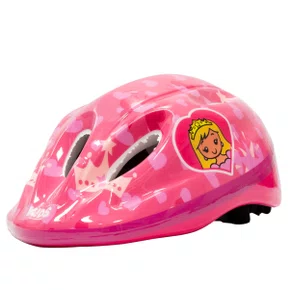 Capacete de Ciclismo Absolute Shake Princesas Infantil Rosa