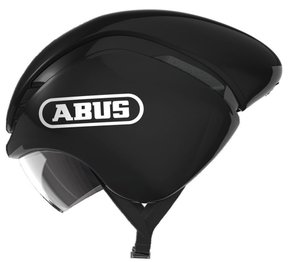 Capacete de Ciclismo Abus Gamechanger Triathlon Preto Capacete de Ciclismo Abus Gamechanger Triathlon Preto