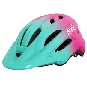 Capacete de Ciclismo Giro Fixture II Feminino Verde e Rosa