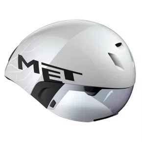 Capacete de Ciclismo Met Aero Codatronca Branco Capacete de Ciclismo Met Aero Codatronca Branco