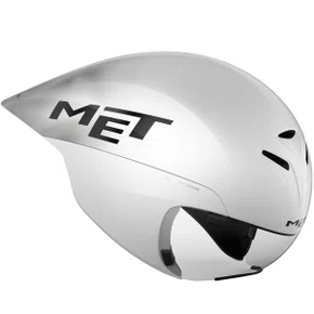 Capacete de Ciclismo Met Aero Drone Wide Body II Branco