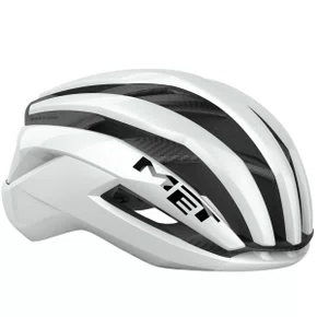 Capacete de Ciclismo Met Trenta Carbon 3K Mips Branco 2026