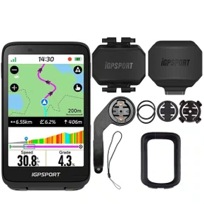 Ciclocomputador com GPS Igpsport Binavi Touch Screen Bundle Ciclocomputador com GPS Igpsport Binavi Touch Screen Bundle