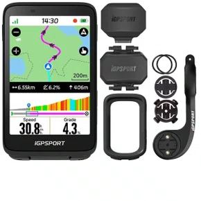 Ciclocomputador com GPS Igpsport Binavi Touch Screen Bundle