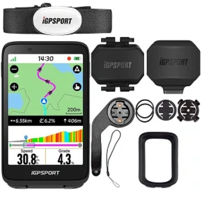 Ciclocomputador com GPS Igpsport Binavi Touch Screen Bundle II Ciclocomputador com GPS Igpsport Binavi Touch Screen Bundle II