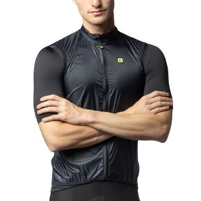 Colete de Ciclismo Corta Vento ALÉ 2.0 Preto