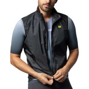 Colete de Ciclismo Corta Vento ALÉ Elements Preto