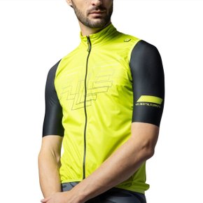 Colete de Ciclismo Corta Vento ALÉ Sauvage Amarelo