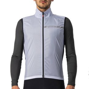 Colete de Ciclismo Corta Vento Castelli Squadra Stretch Cinza Colete de Ciclismo Corta Vento Castelli Squadra Stretch Cinza