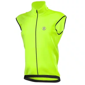 Colete de Ciclismo Corta Vento Ert Liso Amarelo Colete de Ciclismo Corta Vento Ert Liso Amarelo