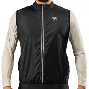 Colete de Ciclismo Corta Vento Free Force Classic Preto Colete de Ciclismo Corta Vento Free Force Classic Preto